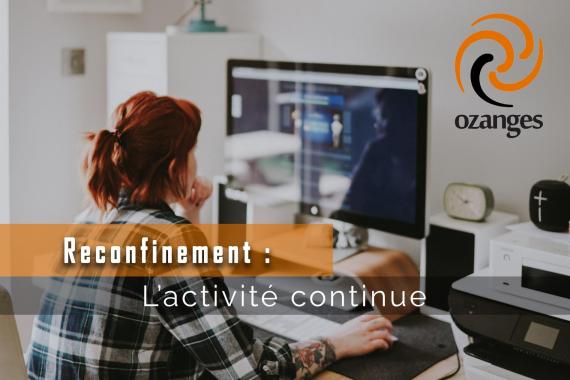 Reconfinement : l'activité continue